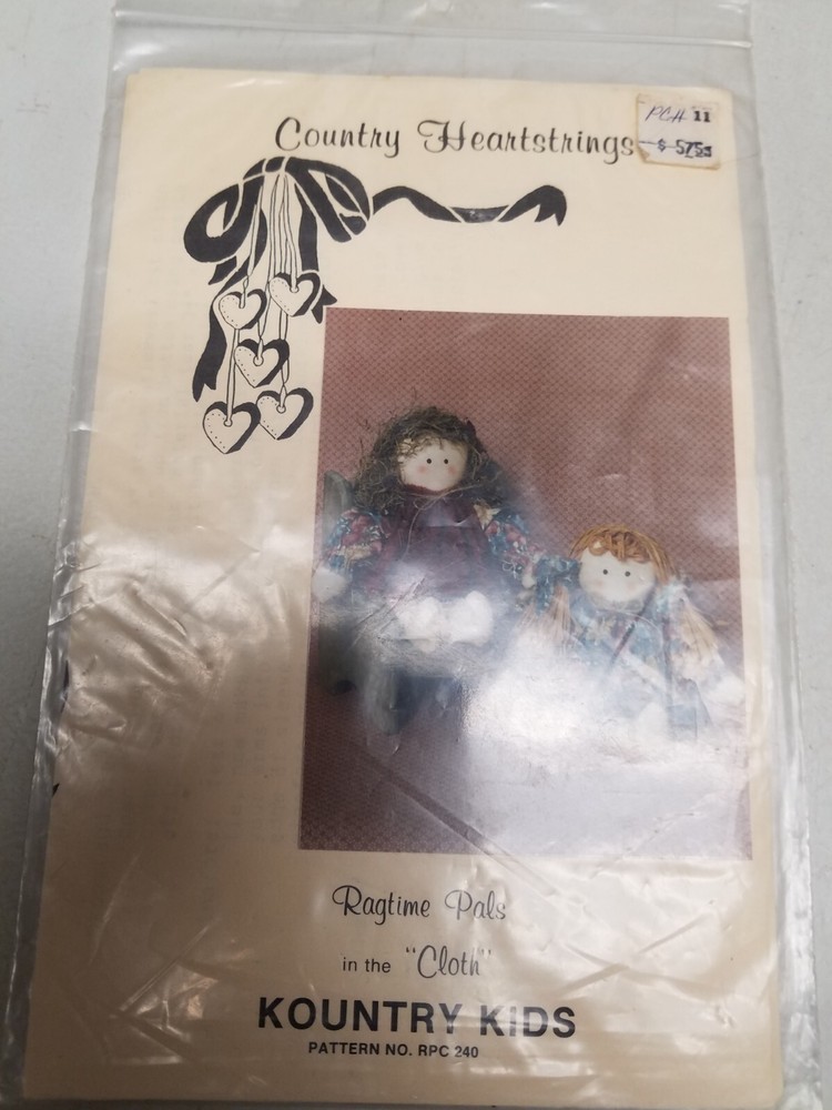 Vintage 6 Doll Patterns