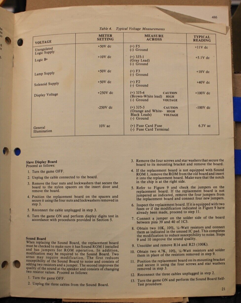Flash Solid State Pinball Manual - Williams