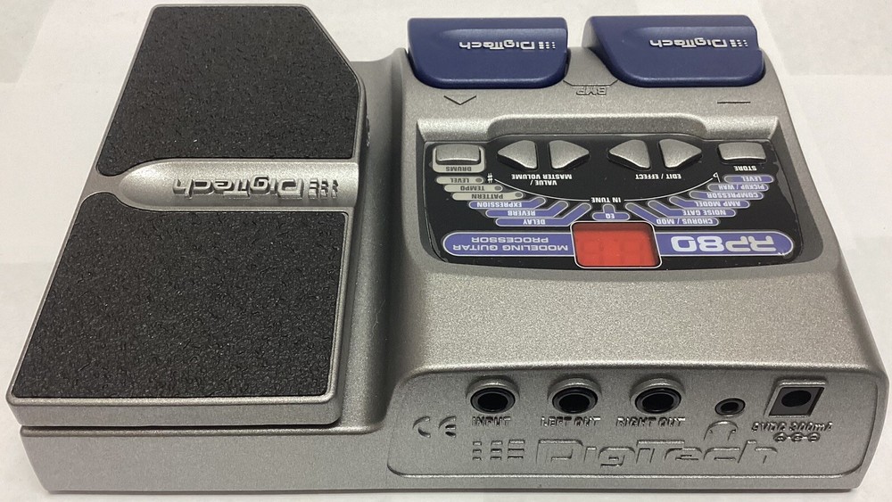 DigiTech RP80 Multi Effects Pedal Modeling Guitar Processor w/ Power Supply Box