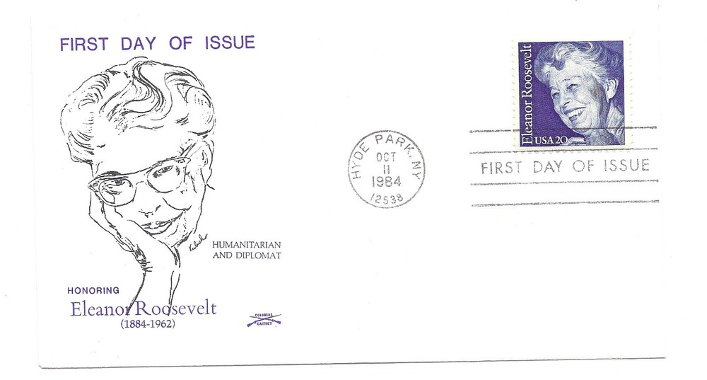2105 Eleanor Roosevelt, Colonial FDC