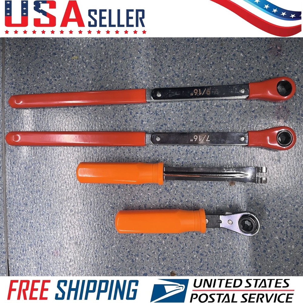 4-Piece Set Automatic Slack Adjuster Tool Set Wrenchs & Slack adjuster tools