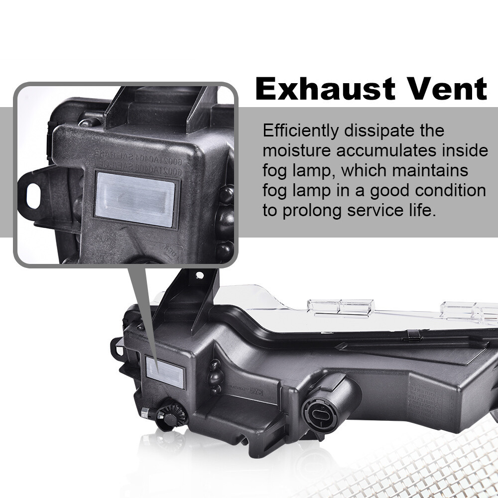 For 2017-2023 Tesla Model 3 Y Left Fog Light Lamp Amber Drl Up-level 107739100D