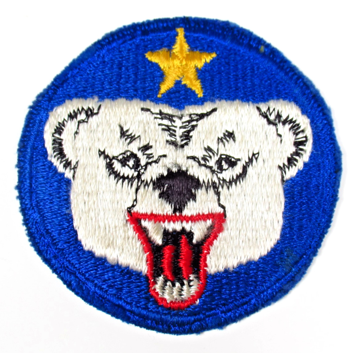 Vintage US Army Alaska Defense Command Patch Polar Bear Sew On