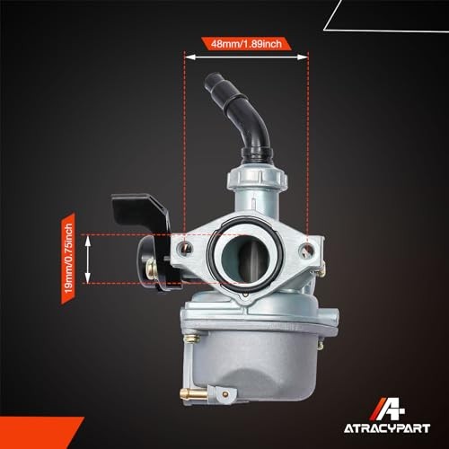 PZ19 Carburetor Compatible with 50cc 70cc Carburetor with Throttle Handle Grips