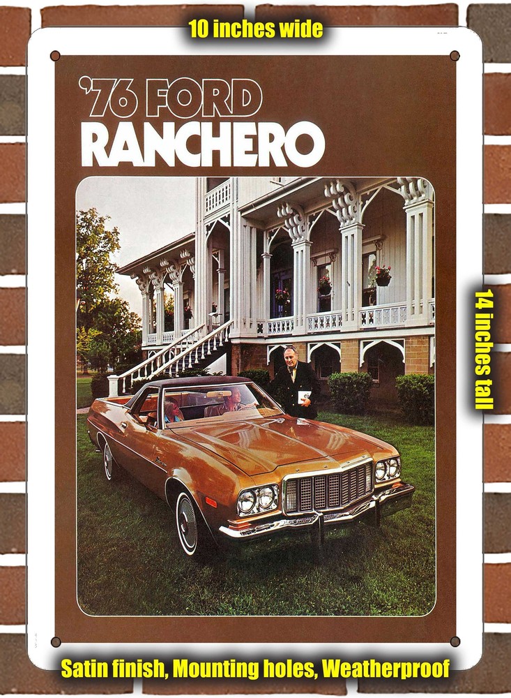 Metal Sign - 1976 Ford Ranchero