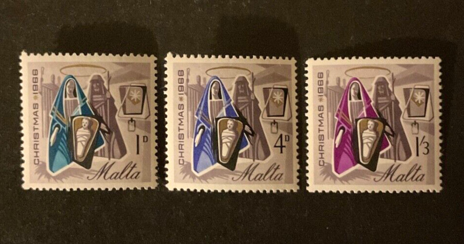 Malta Scott #358-60 never hinged