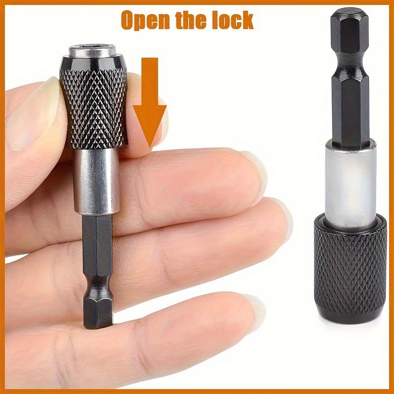Hex Quick-Release Self-Locking Drill Bit Extension Kit