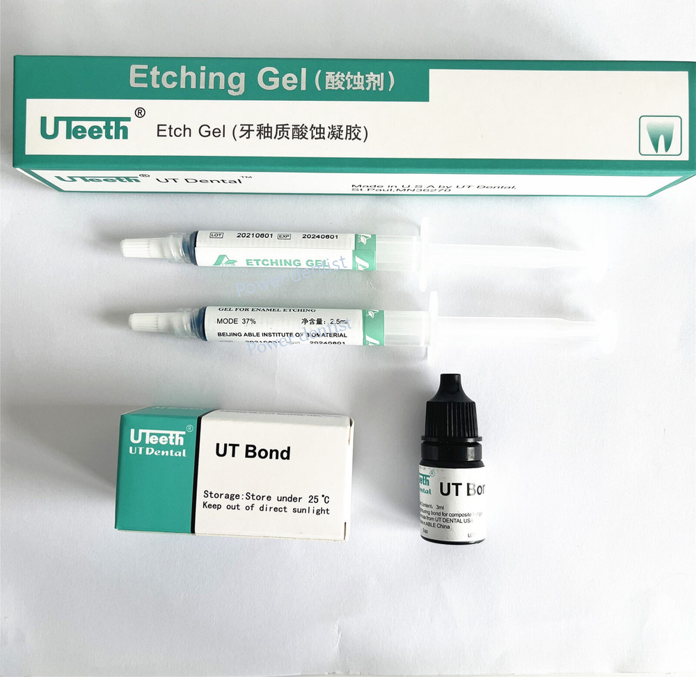 Dental Composite Resin Flowable Light Cure Flow Etch Gel Etching Bond Adhesive