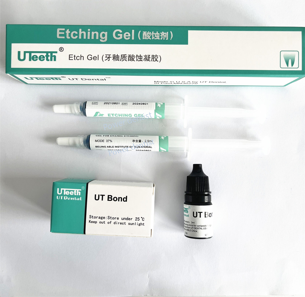 Dental Composite Resin Flowable Light Cure Flow Etch Gel Etching Bond Adhesive