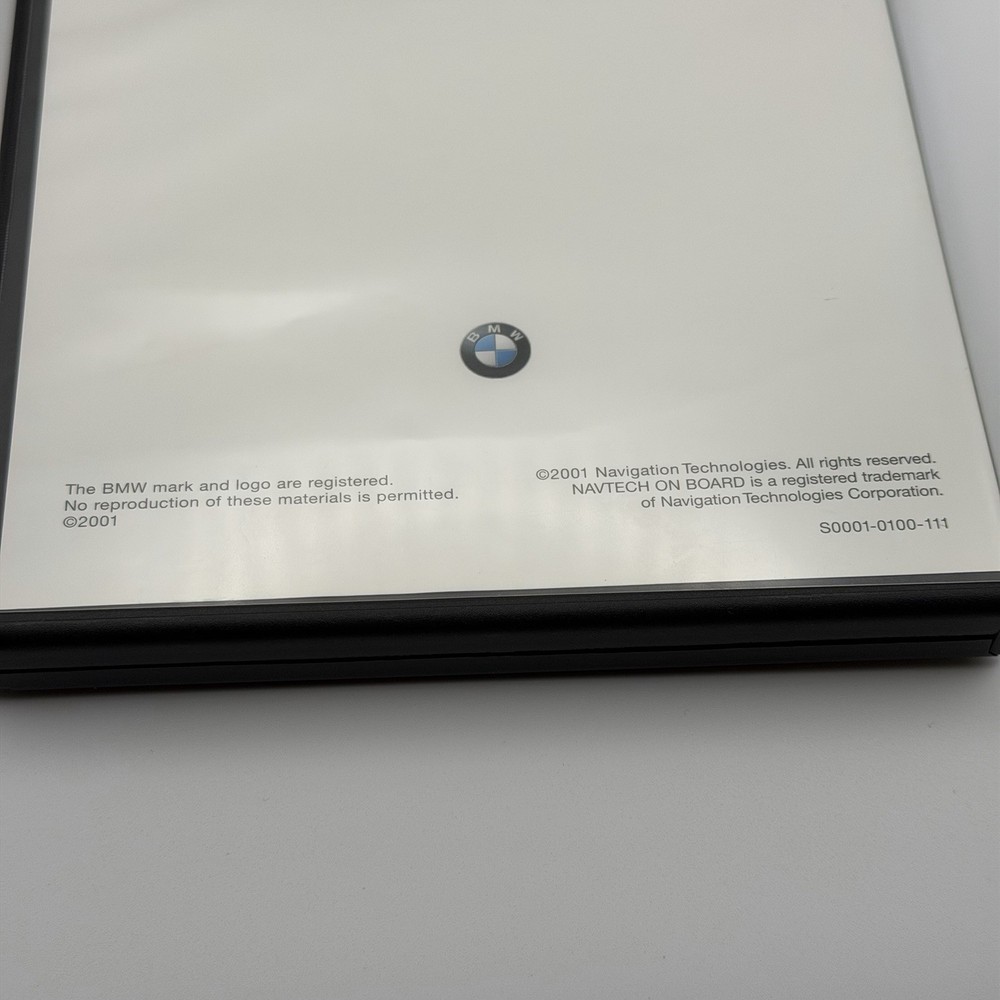 BMW On-Board Navigation System 4 South Central 2001-1
