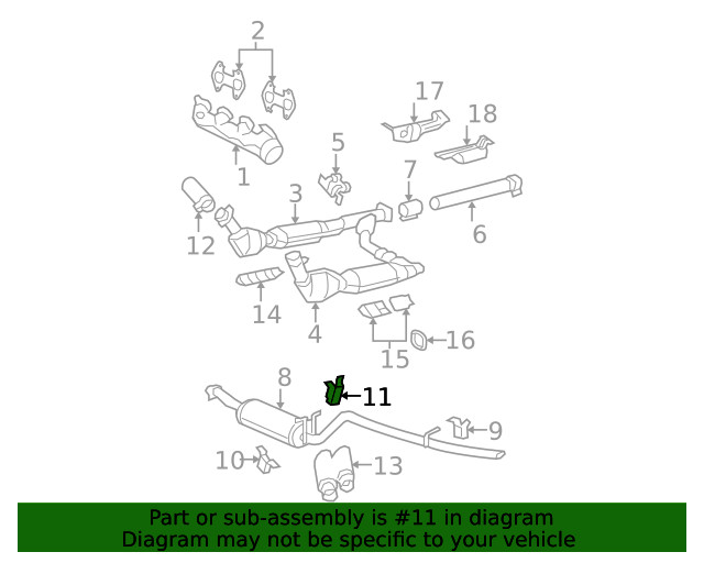 Genuine Rear Bracket 4L3Z-5260-AB
