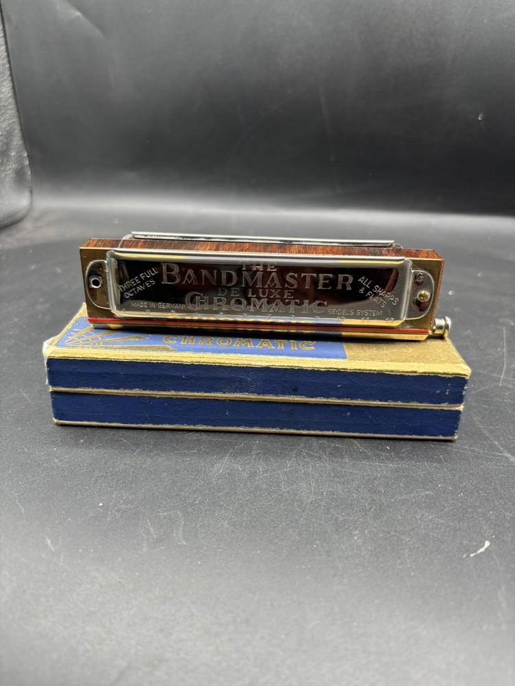 The Bandmaster Chromatic Harmonica Vintage Boxed