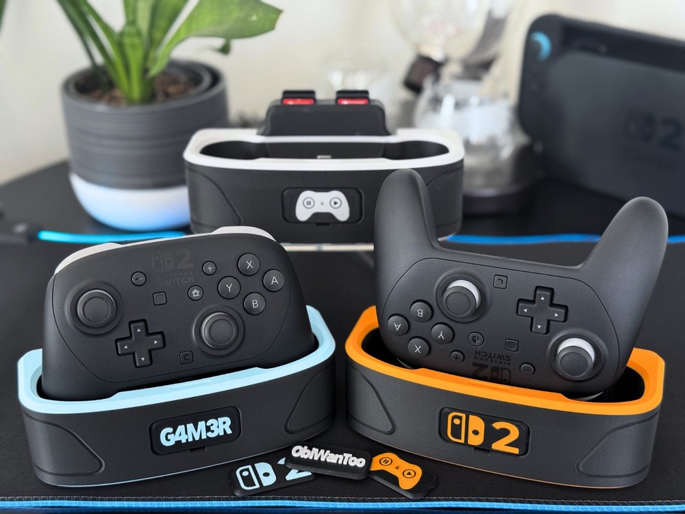 Personalizable Charging Dock & Stand for Nintendo Switch 2 Pro Controller