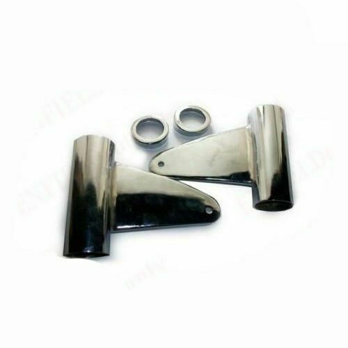Fits Royal Enfield BSA Headlamp Brackets Chrome Plated
