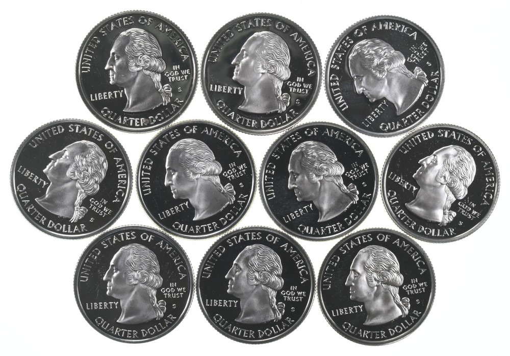 1999-S Silver Washington State Quarter Proof Pennsylvania