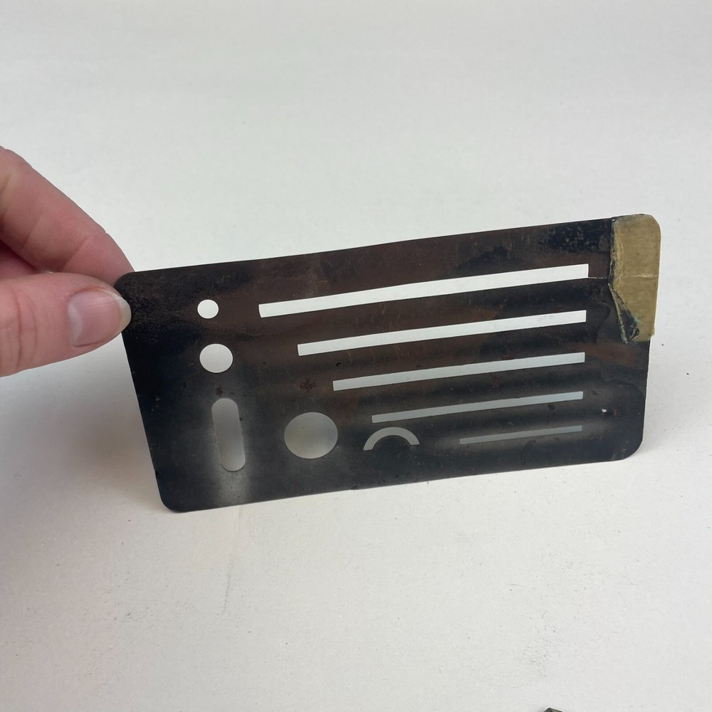 ANTIQUE VINTAGE ARCHITECTS PLAN DRAWING PLATES STENCILS