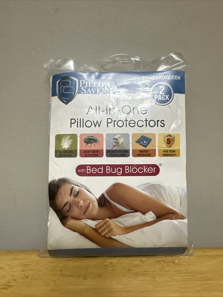PILLOW Protectors Queen 2 All-in-One Bed Bug Blocker Pack