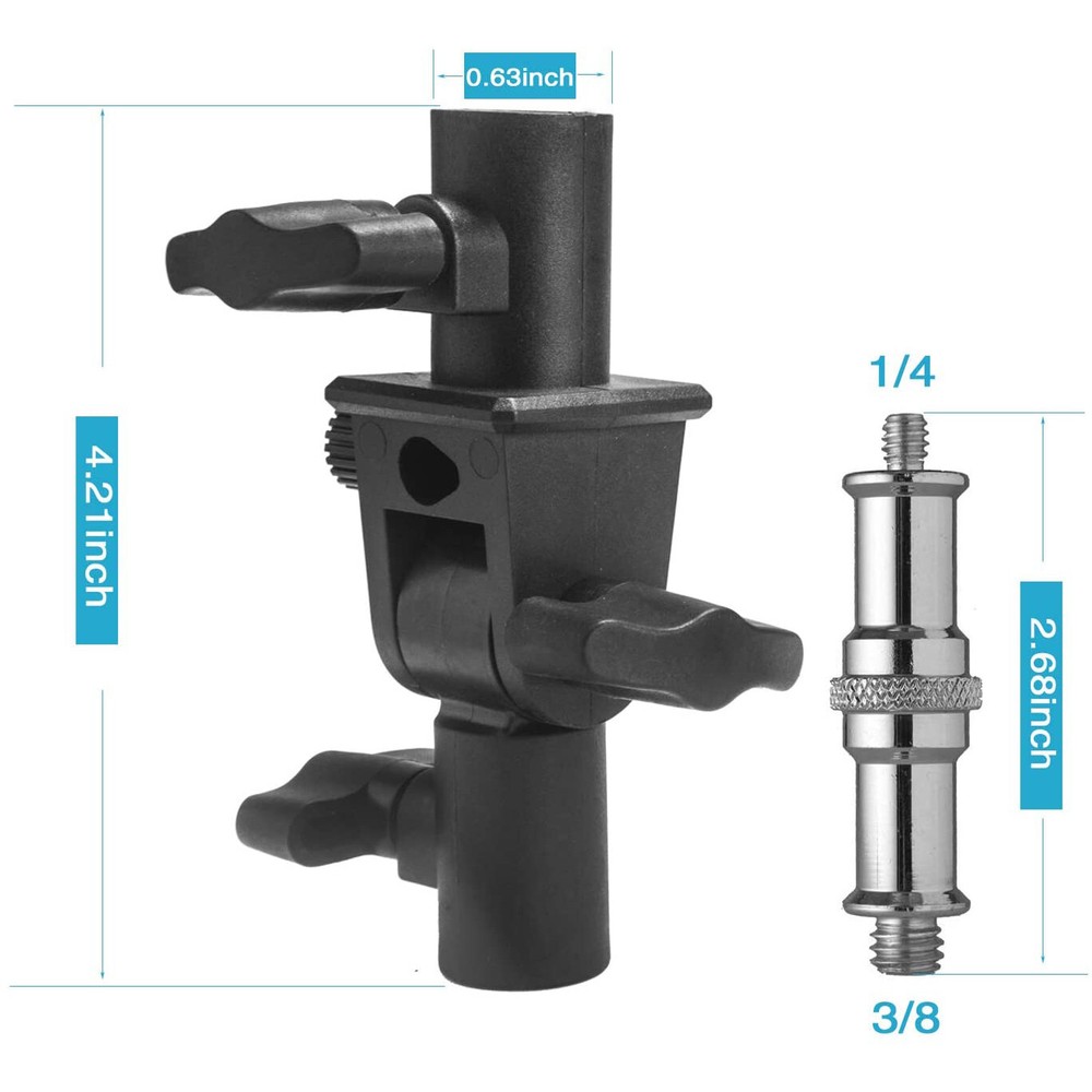 D Type Flash Speedlight Stand Bracket Shoe Mount Adapter Spigot Umbrella Holder