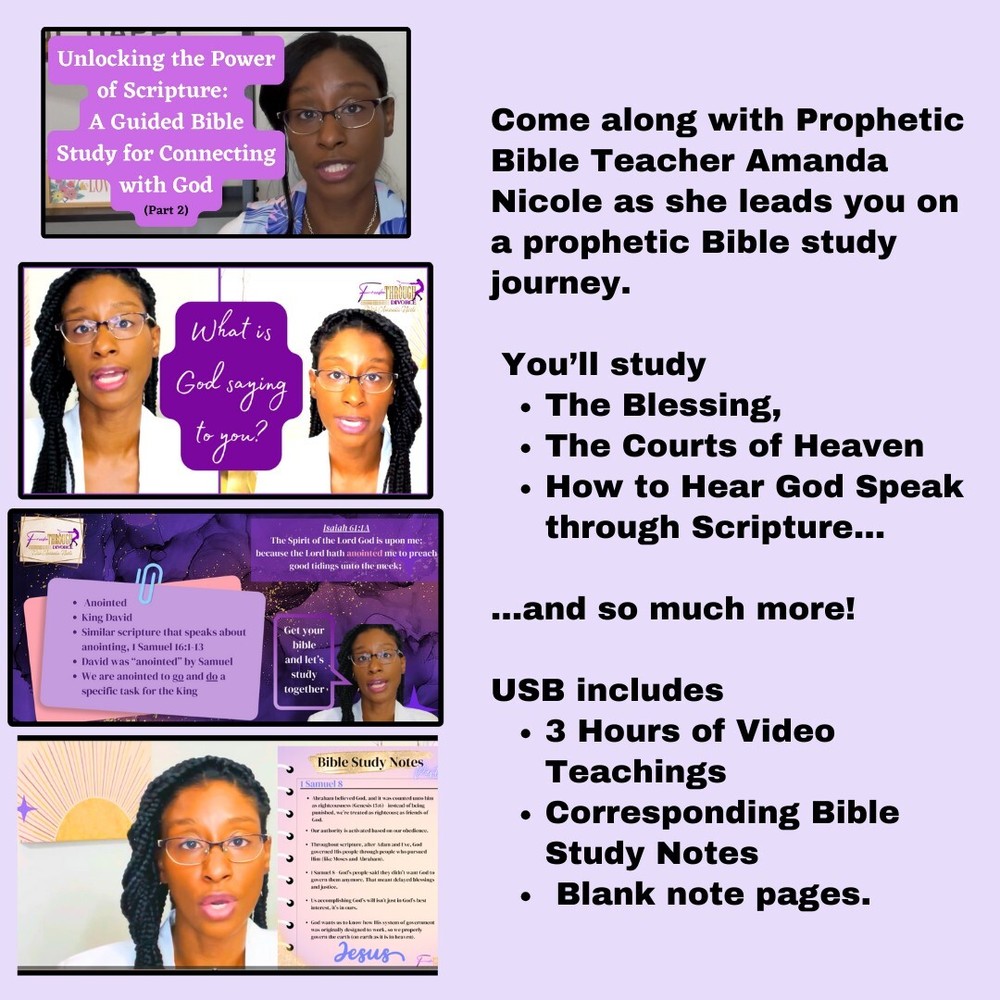 Prophetic Bible Study Kit | Christian Digital Bible Study Video Series