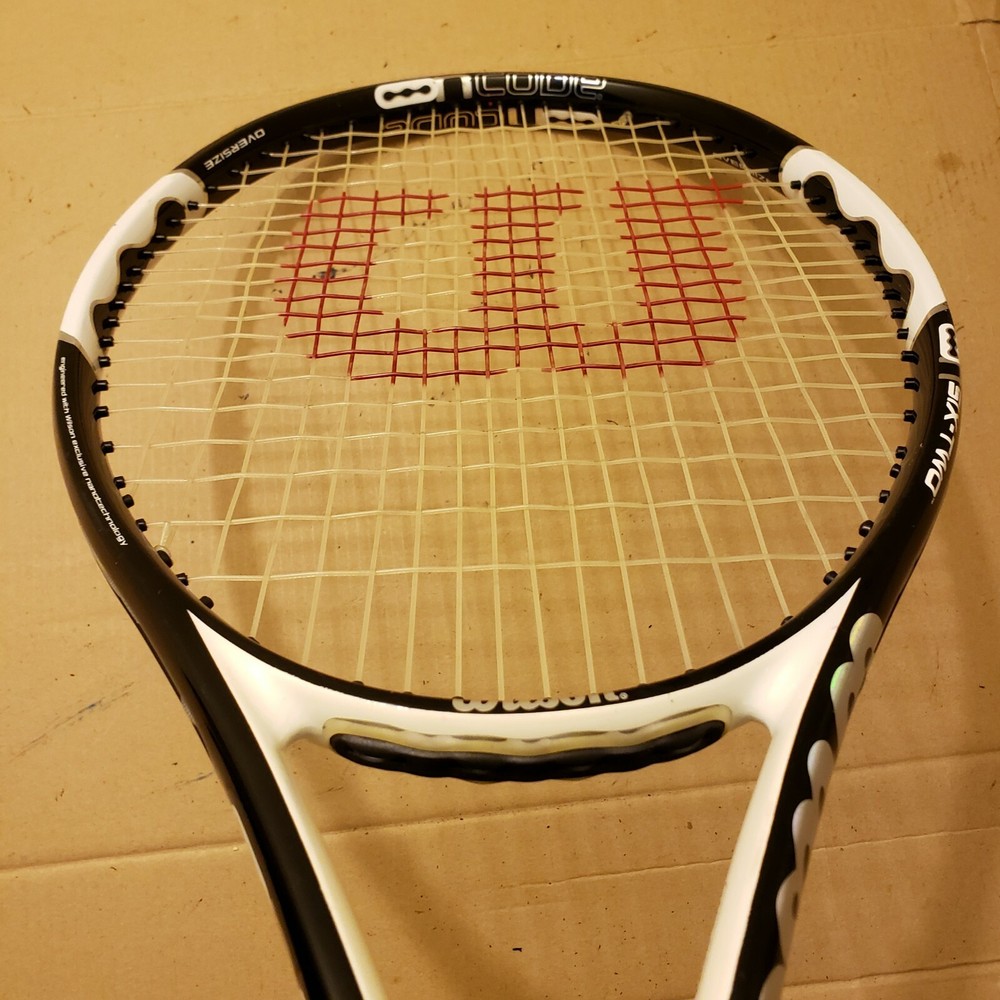 RARE! Wilson nCode nSix-Two Oversize Tennis Racket 4 3/8 VG!