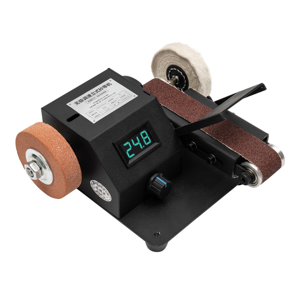 Electric Mini Belt Sander Precision Knife Sharpening Belt Sanding Machine 350W