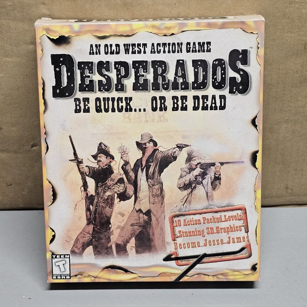 Infogrames Desperados Be Quick Or Be Dead PC Game Big Box Complete