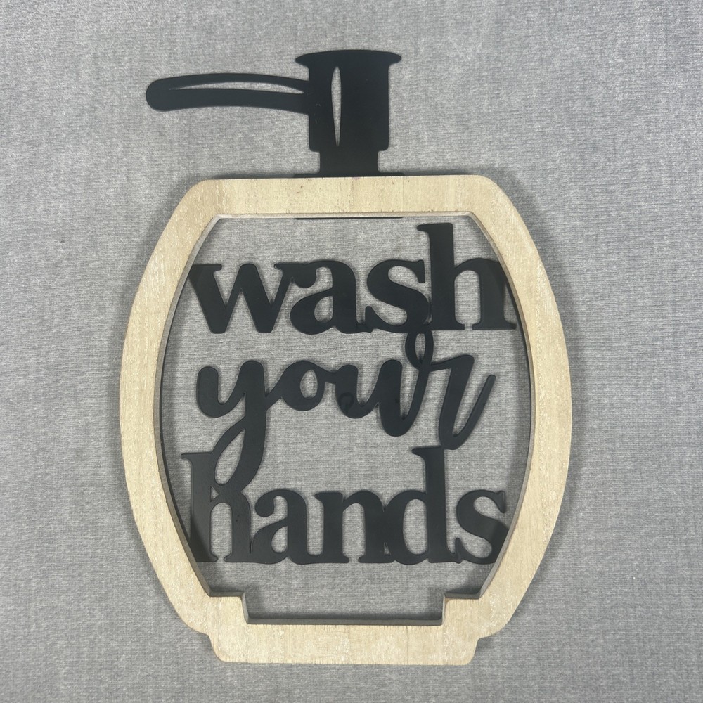 Bathroom Decor Wall Hanging Bathroom Wash Your Hands