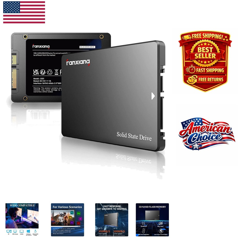 Upgrade Your Computer with S101 256GB Internal SSD - Enhanced Speed & Security