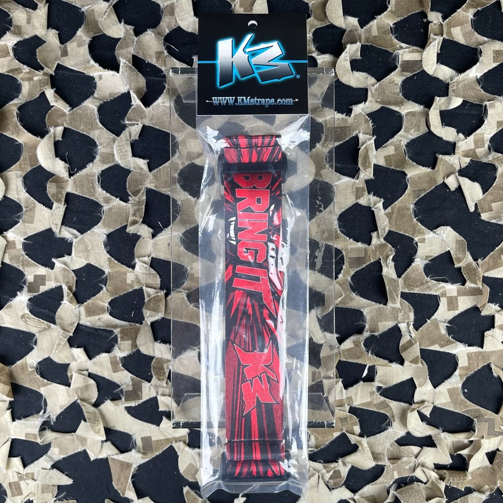 NEW KM Paintball Universal JT Goggle Strap - Bring It