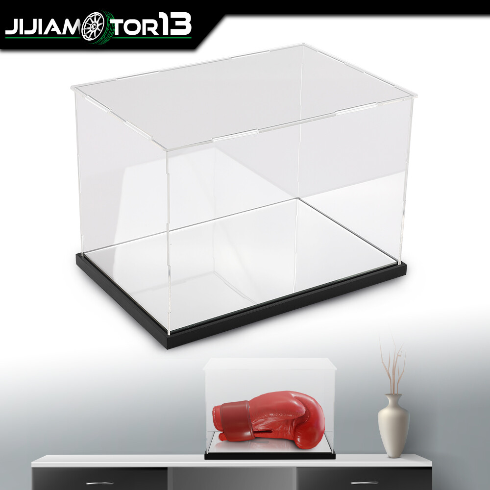 Clear Single Boxing Glove Horizontal Display Case