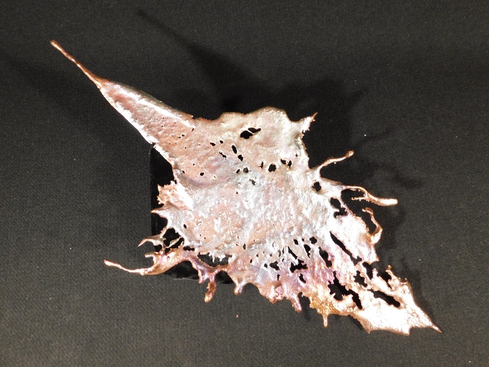 Big! Bright Solid Solid COPPER Splash ART Sculpture Arizona 161gr