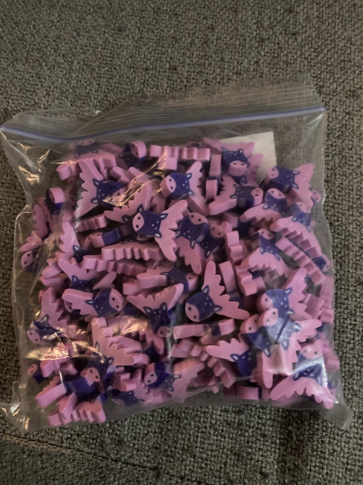 Classroom Mini Erasers 150 Count Moose Shapes (#9)