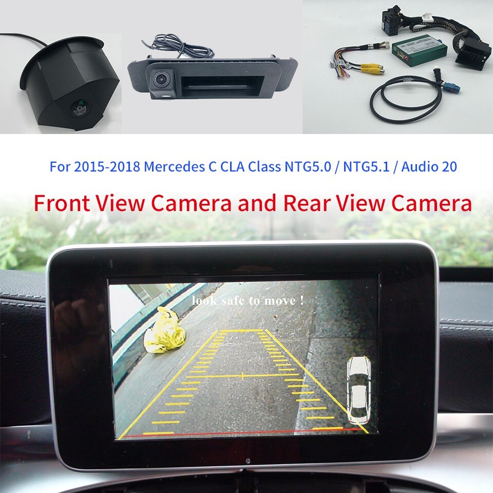 For Mercedes W205 C450 Front And Rear Camera Interface Reverse Backup Improved