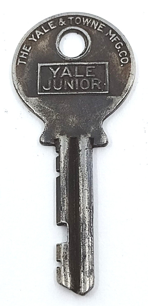 Vintage Key YALE JUNIOR 6 Appx 1-7/8" Replacement Locks Steampunk
