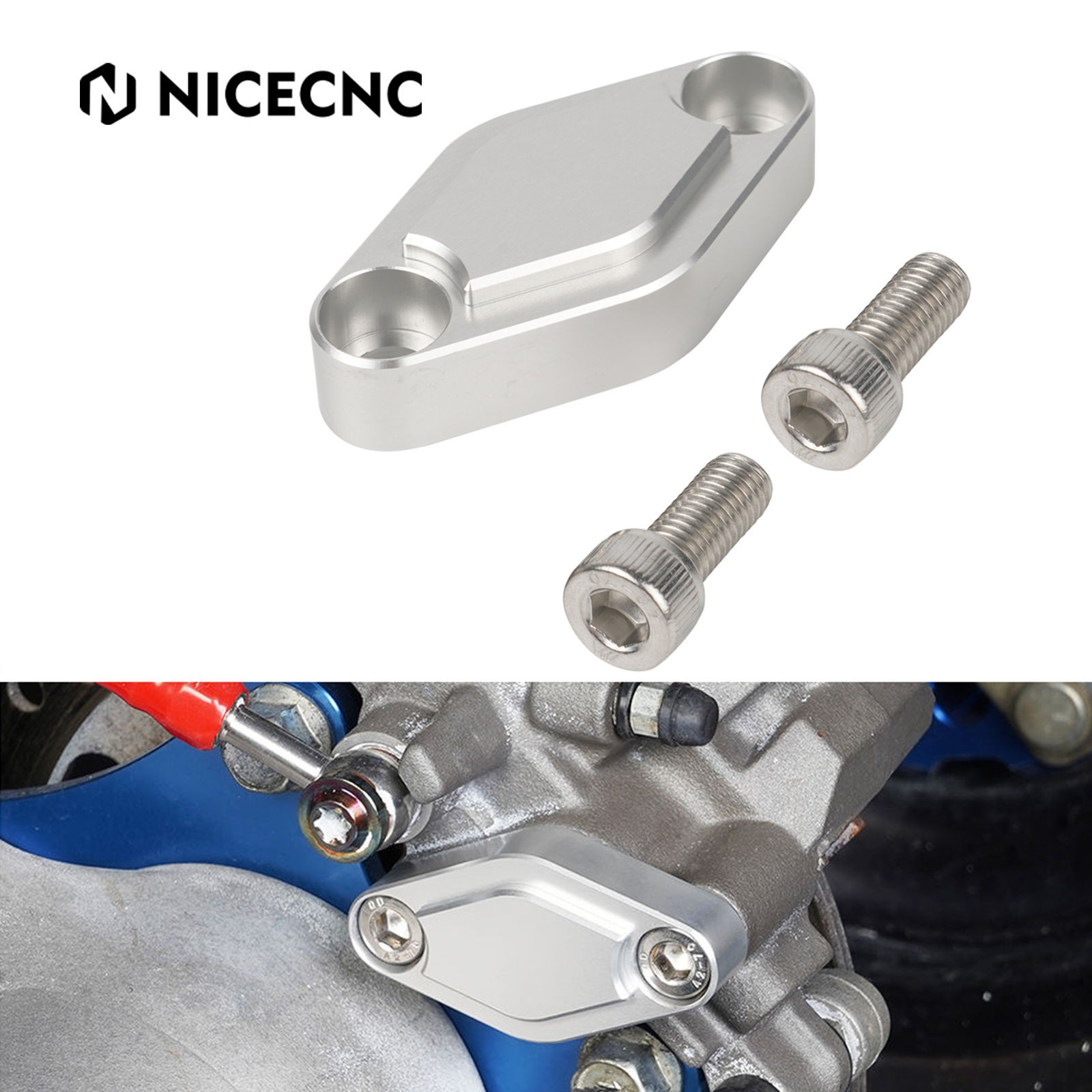 NICECNC Parking Brake Plate Cover For Yamaha Raptor 700 660 350 250 125 YFZ450R