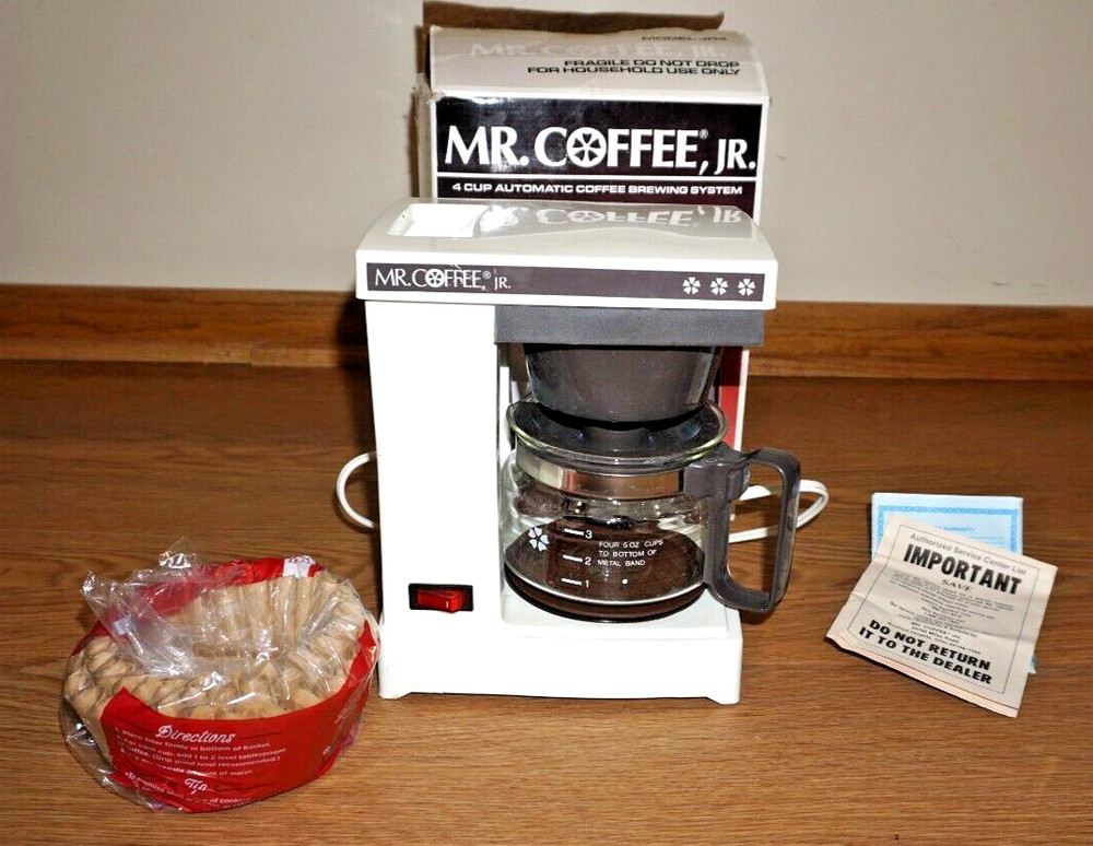 MR.COFFEE,JR. 4CUP AUTOMATIC COFFEE BREWING SYSTEM JR4