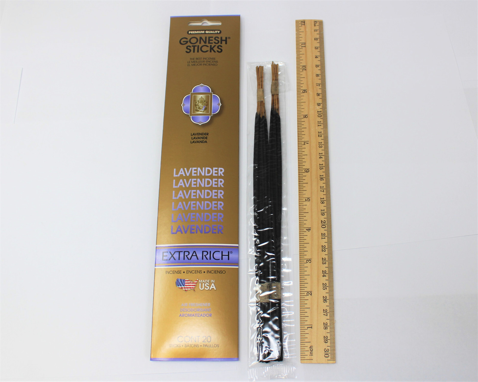 Gonesh Premium Incense Sticks 20 Pack: Choose Scent BUY 4 GET 4 FREE (8 IN CART)