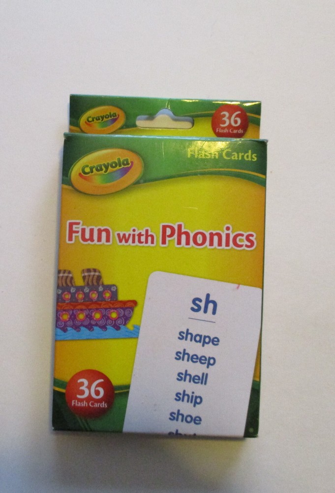 Crayola Fun with Phonics Flashcards