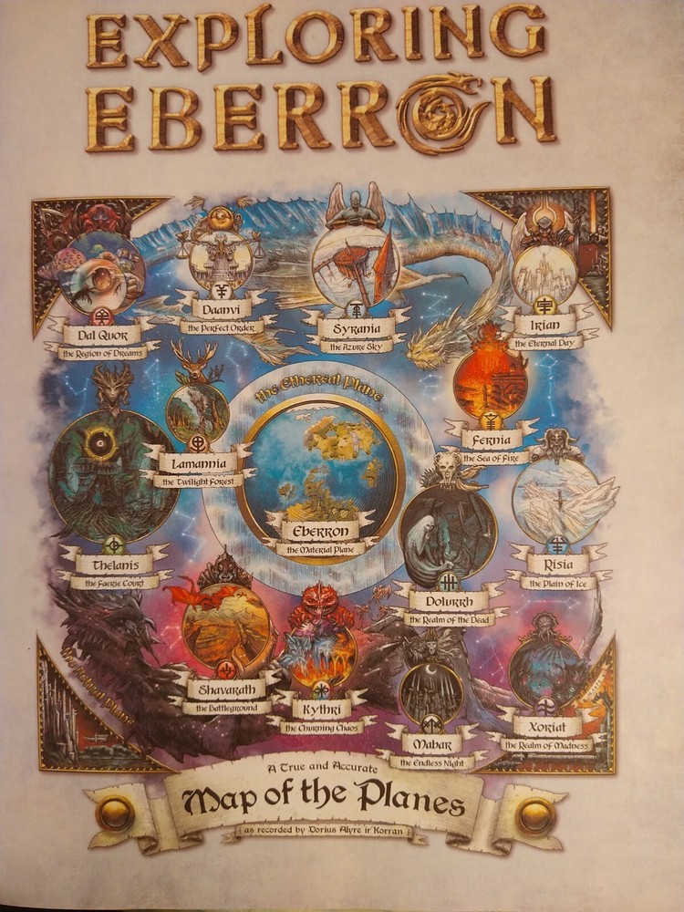 Dungeons and Dragons 5th edition Exploring Eberron by Keith Baker