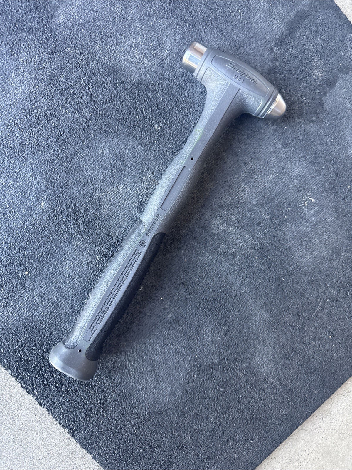 For Snap on Tools USA NEW 8oz Dark Titanium Soft Grip Dead Blow Hammer HBBD8DT