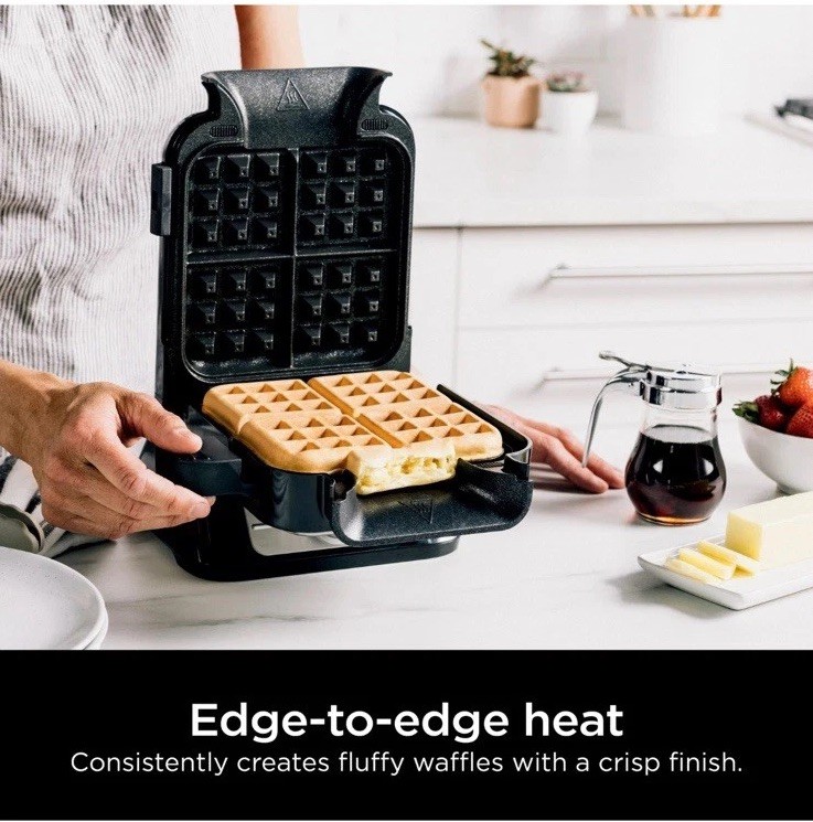 Ninja BW1001 NeverStick PRO Belgian Waffle Maker