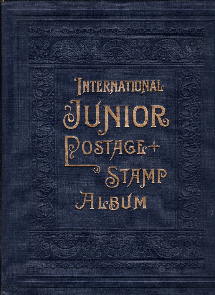 VINTAGE SCOTT INTERNATIONAL JUNIOR POSTAGE STAMP ALBUM - SEE DESCRIPTION - LOOK!