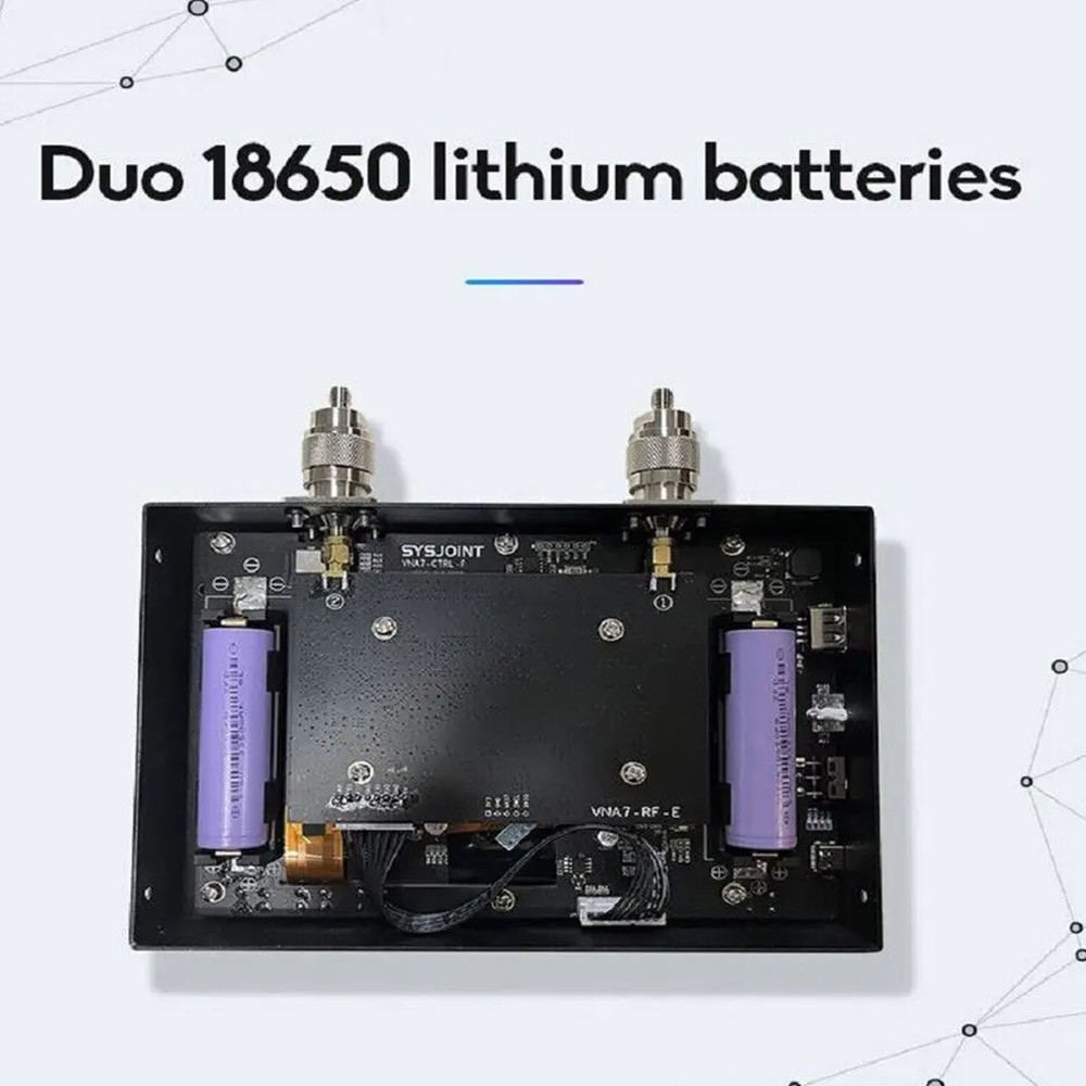 SV4401A 50KHz-4.4GHz VNA Vector Network Analyzer 7inch Touch Lcd 100dB Dynamic