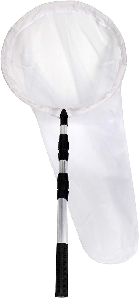 Professional Bug Catching Net with 14" Ring, 32" Depth & Extendable Handle