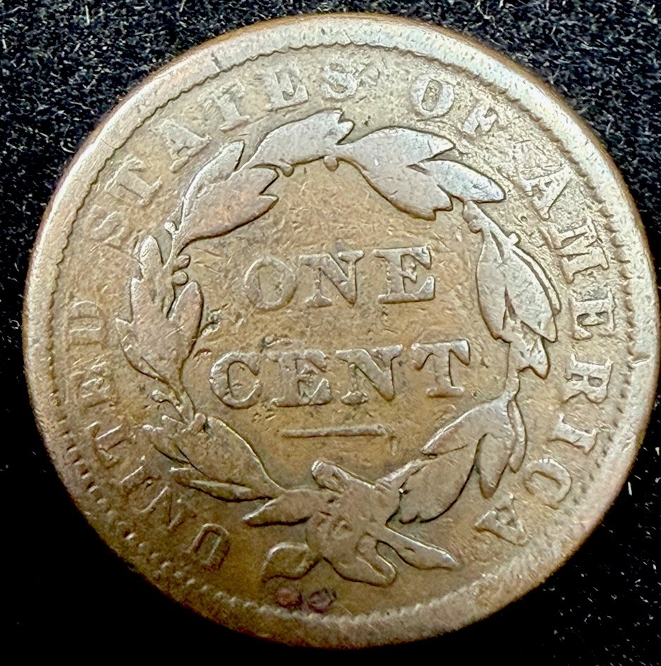 1838 Coronet Head Large Cent