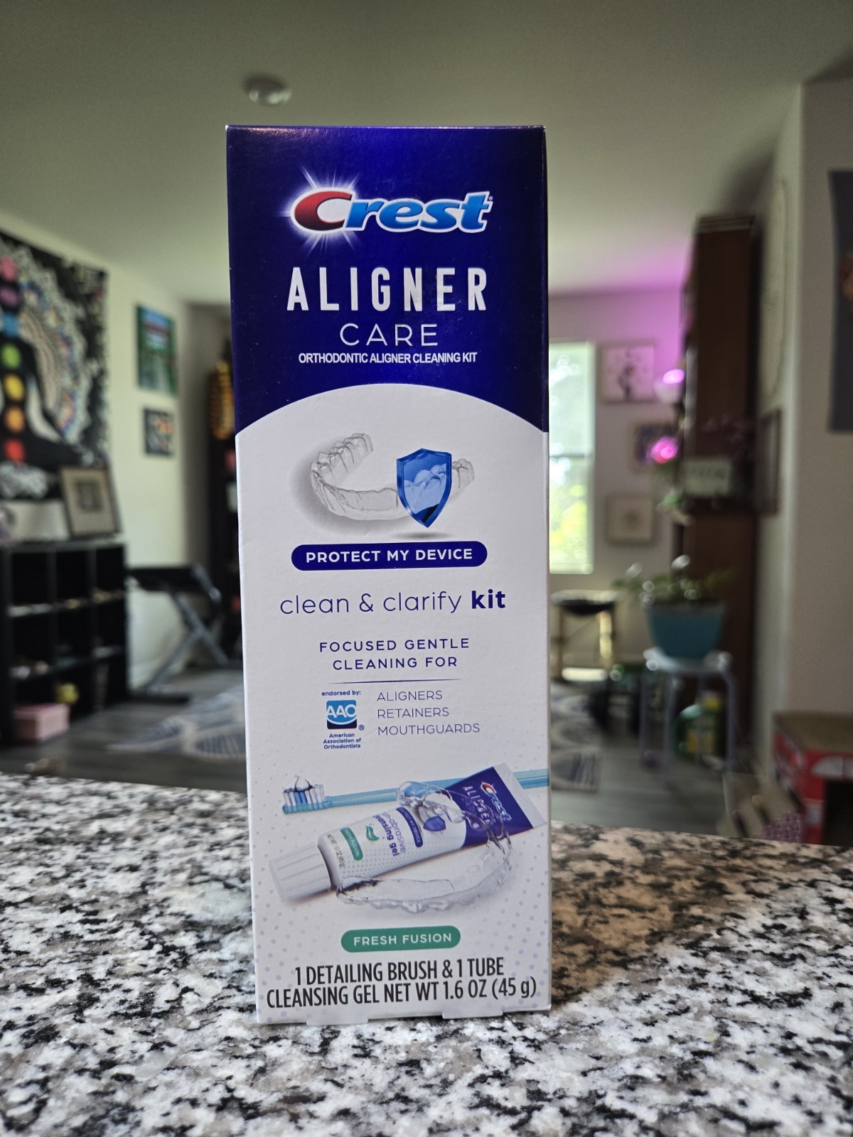 Crest Aligner Care Orthodontic Aligner/Retainer Clean & Clarify Kit Exp 1/23