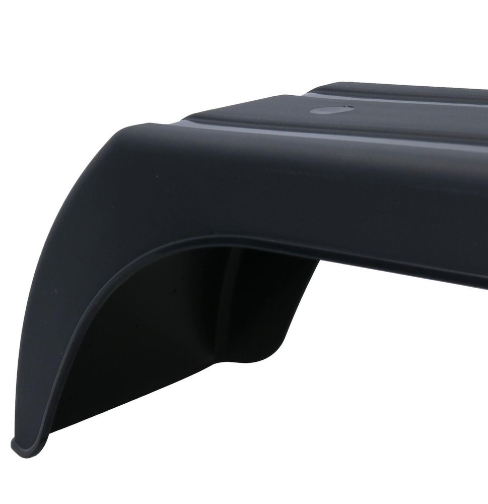 8" Plastic Mudguards Fender (Single) Flush Fit & Mud Guard Angle (SMALL) Bracke
