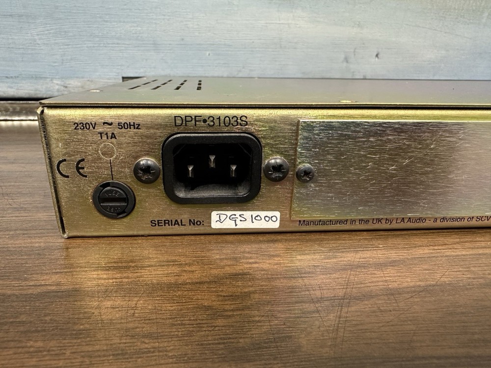 LA Audio DPF3103S Digital Processing Suite Slave Unit Working TESTED