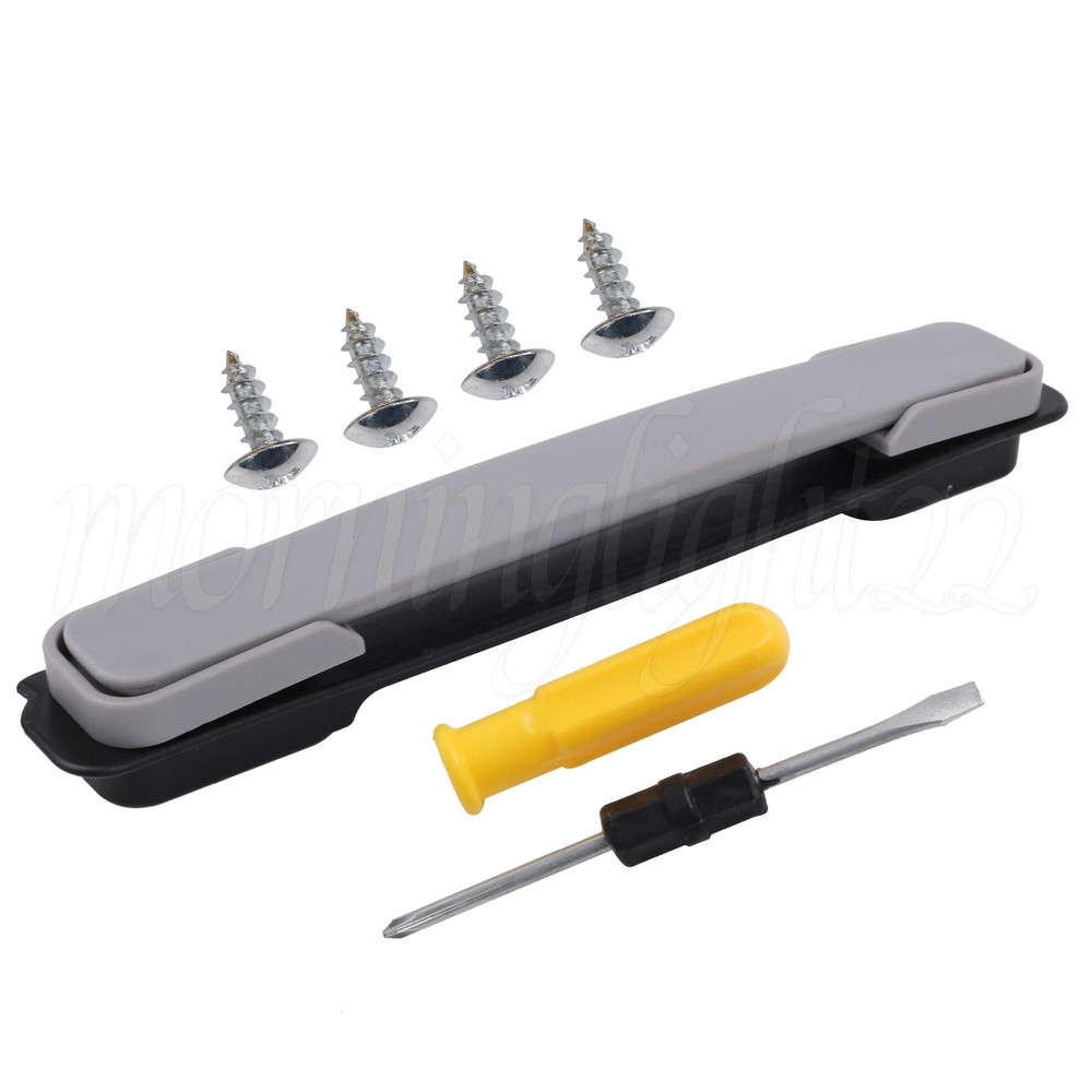 Strap Flexible Handle Grip with Screws for Suitcase Luggage B112 Grey