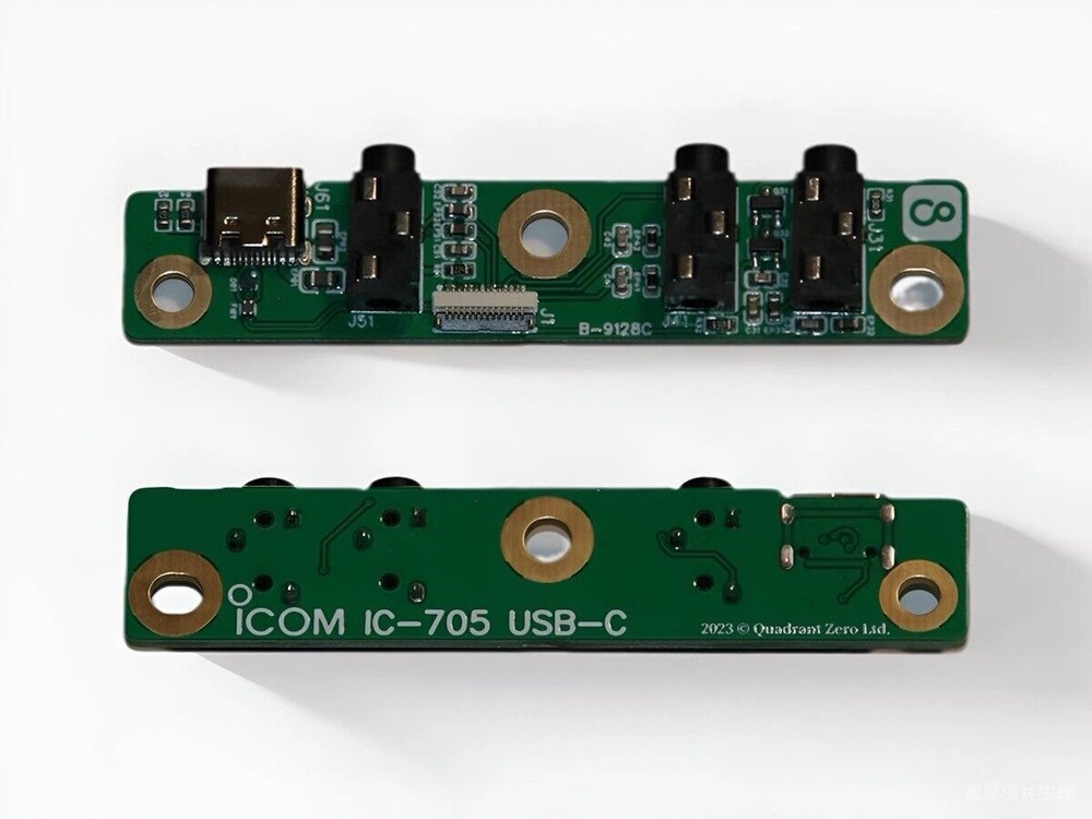New for ICOM IC-705 USB Type-C Socket + MOS PCB Upgrade Origin Ver